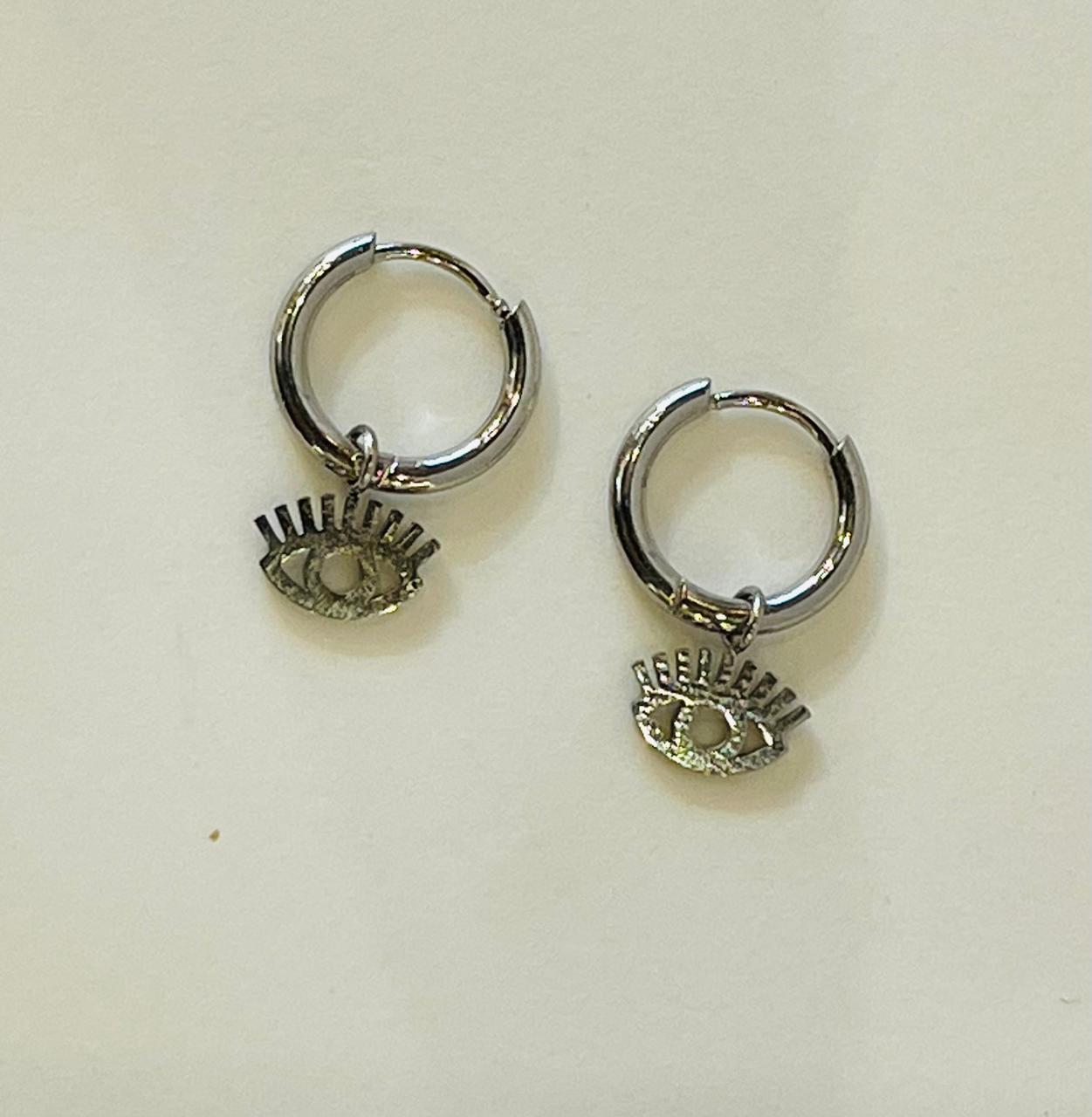 BLAKLACE- TINY EVEL EYE EARRING