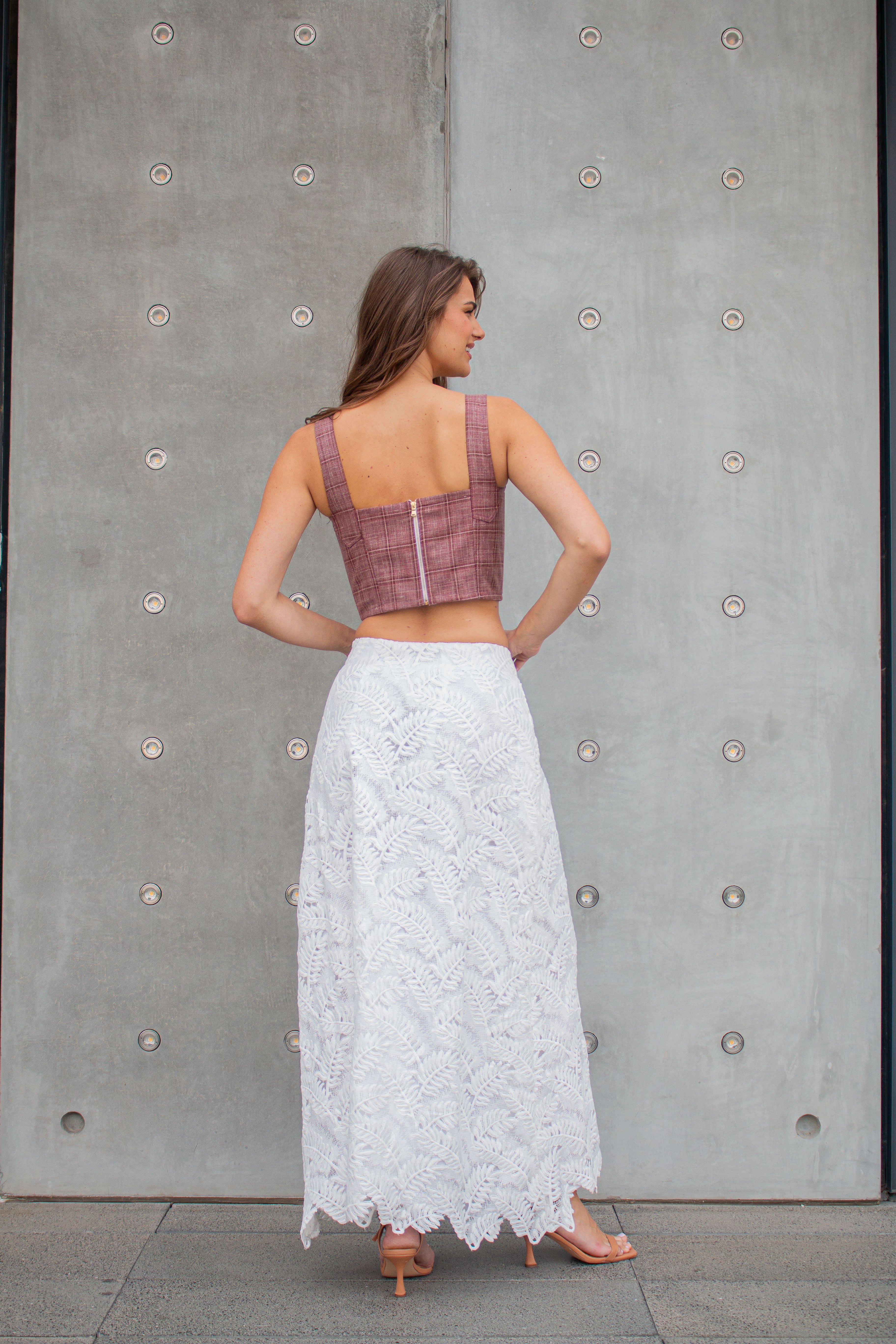 BLAKLACE-CORSET TOP