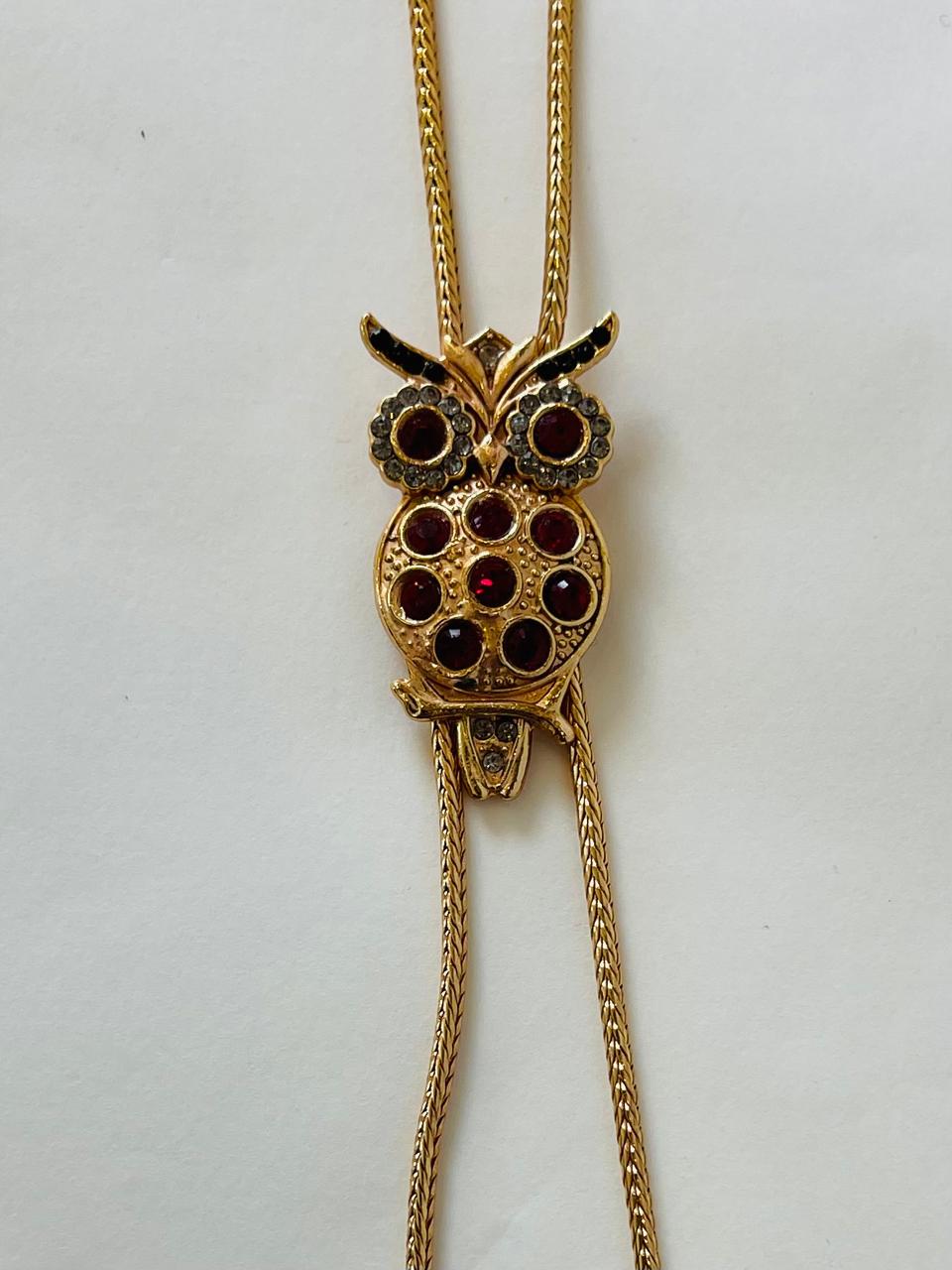 BLAKLACE - OWL NECKLACE
