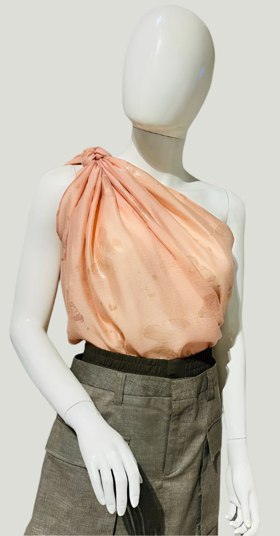 BLAKLACE- One Shoulder Top