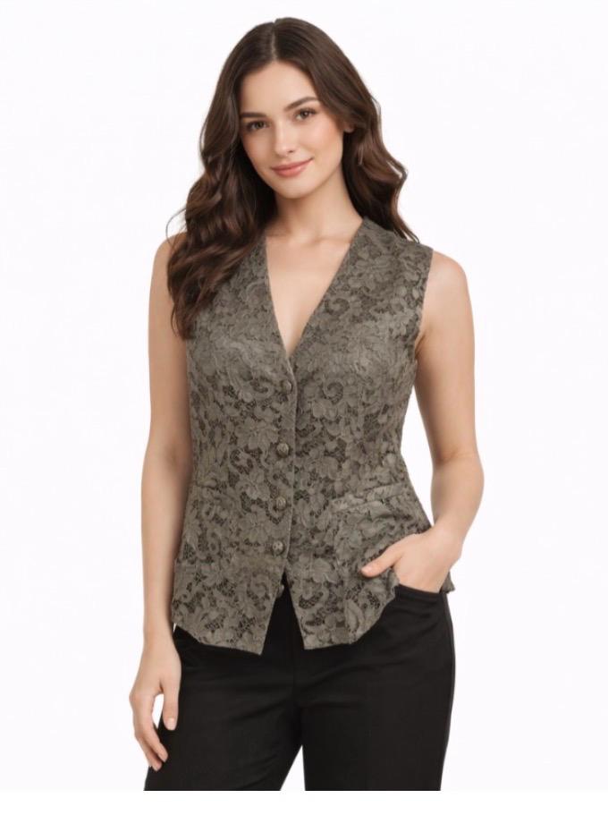 BLAKLACE-VEST LACE
