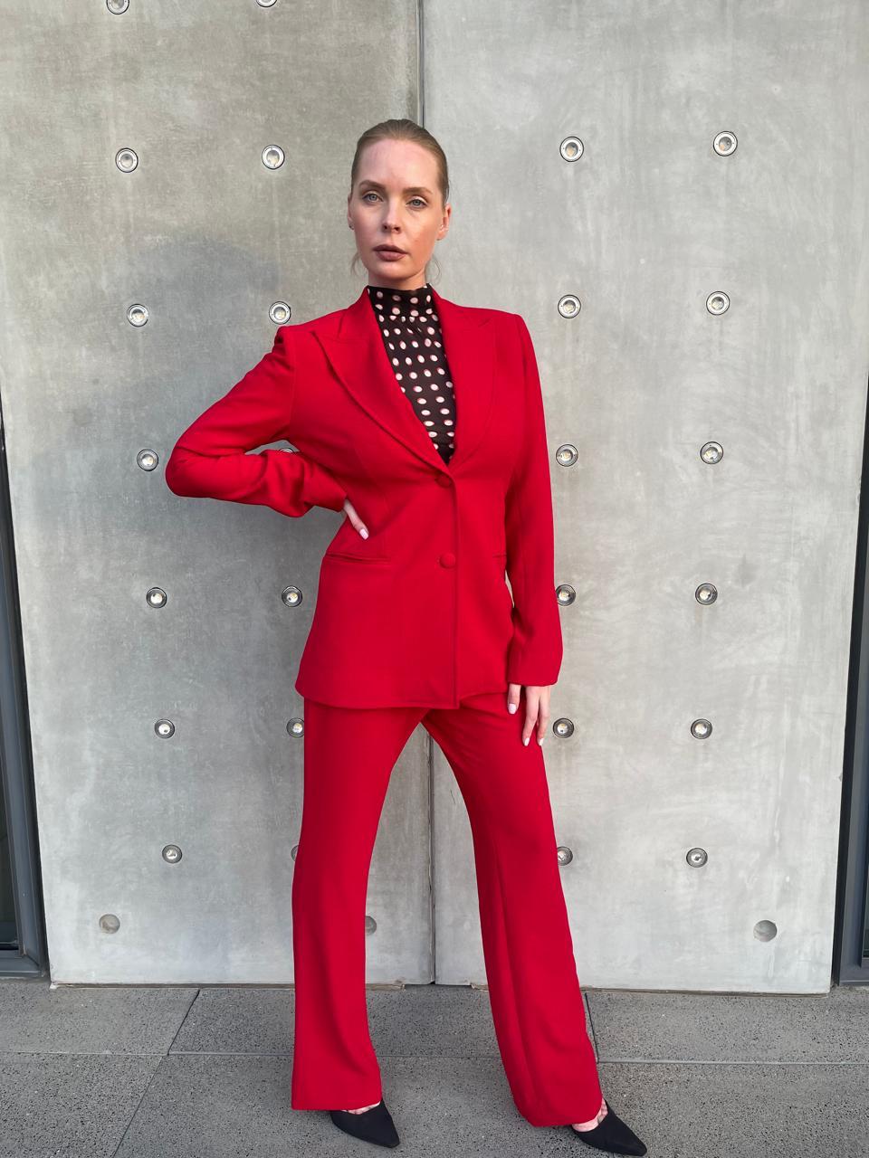 BLAKLACE-Red Trouser
