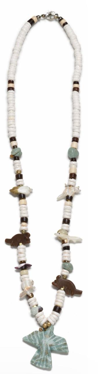 BLAKLACE-BEADS NECKLACE