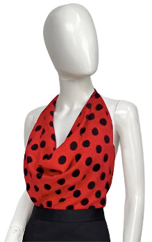 BLAKLACE -Open Back Polka top