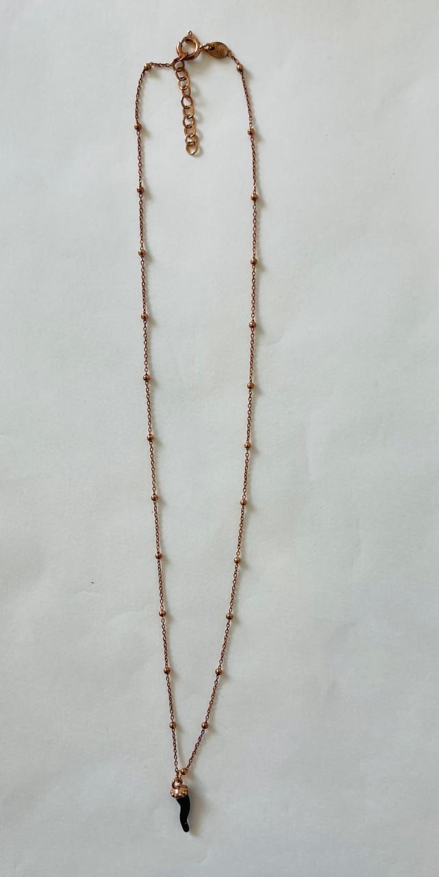 BLAKLACE - BLACK CHILLI PENDANT NECKLACE