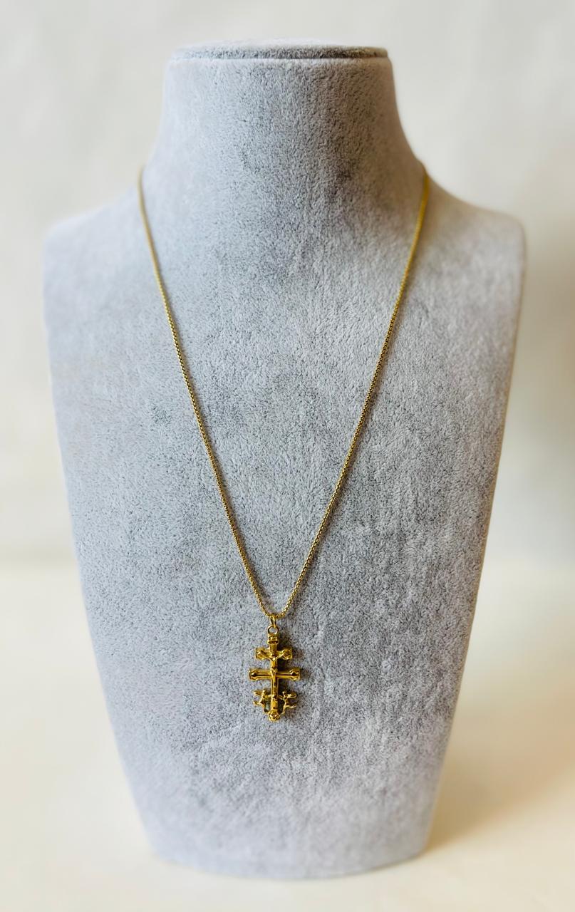BLAKLACE - CROSS PENDANT NECKLACE
