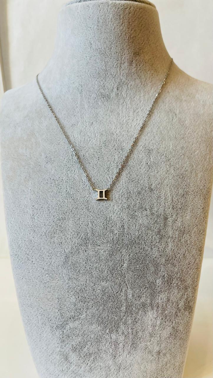 BLAKLACE -ZODIAC SIGN NECKLACE -GEMINI