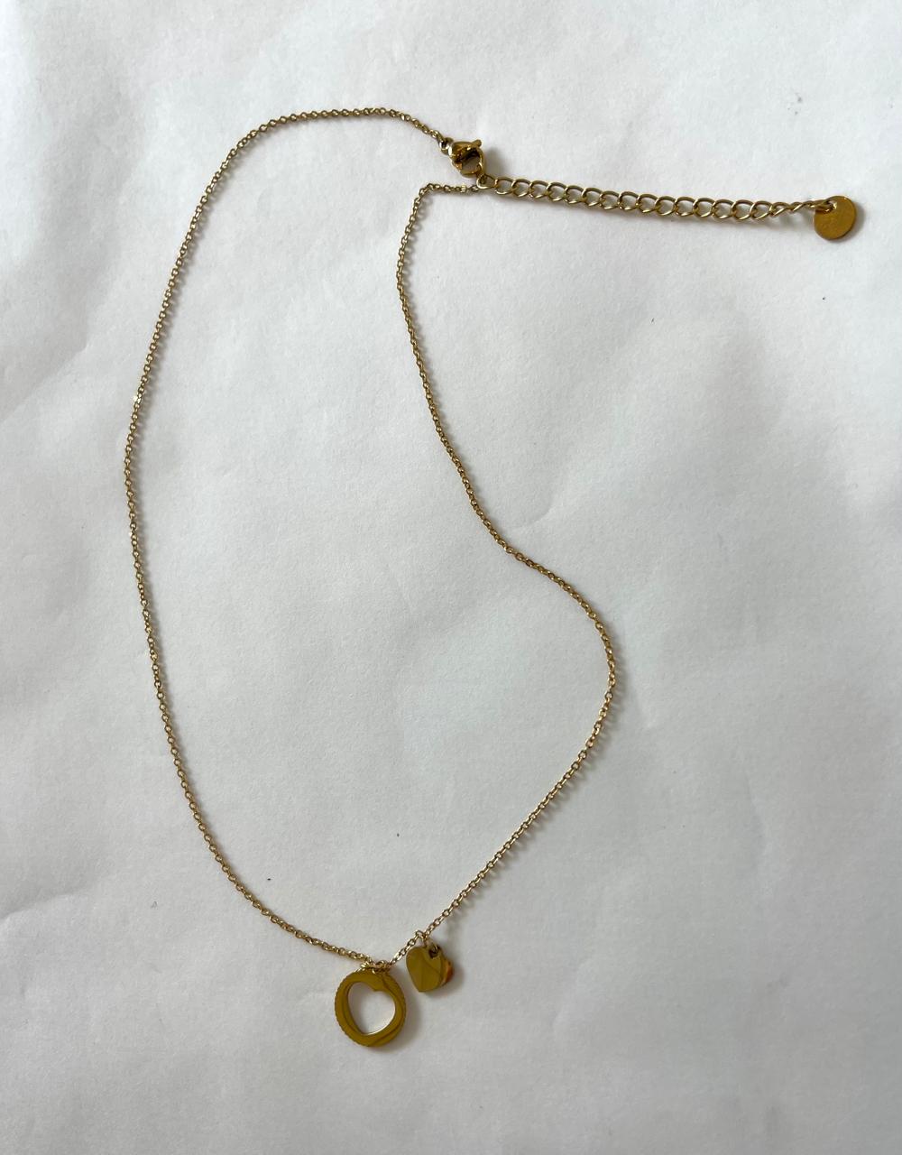 BLAKLACE - HEART PENDANT NECKLACE