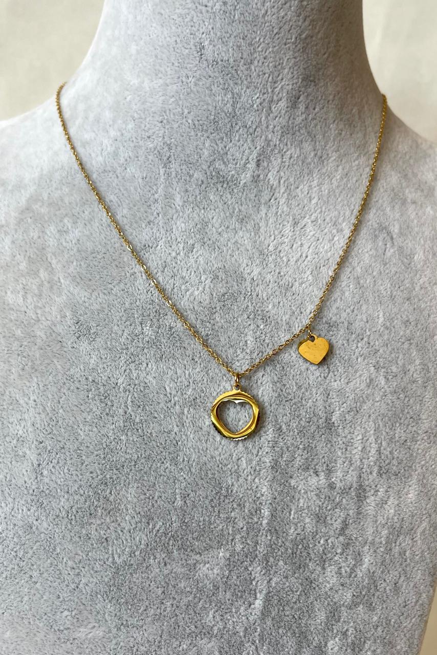 BLAKLACE - HEART PENDANT NECKLACE