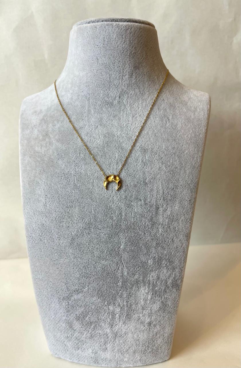 BLAKLACE - MOON PENDANT NECKLACE