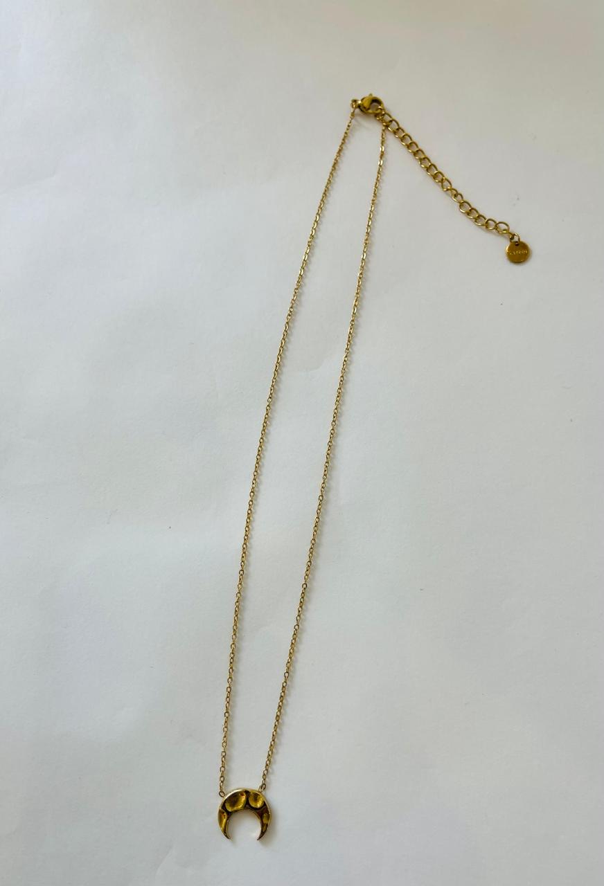 BLAKLACE - MOON PENDANT NECKLACE