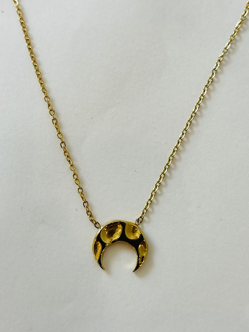 BLAKLACE - MOON PENDANT NECKLACE