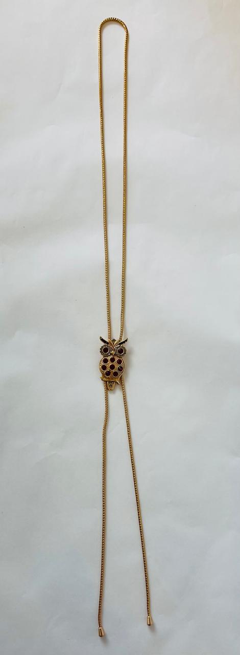 BLAKLACE - OWL NECKLACE