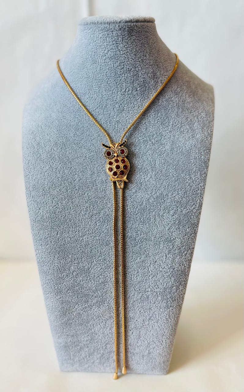 BLAKLACE - OWL NECKLACE