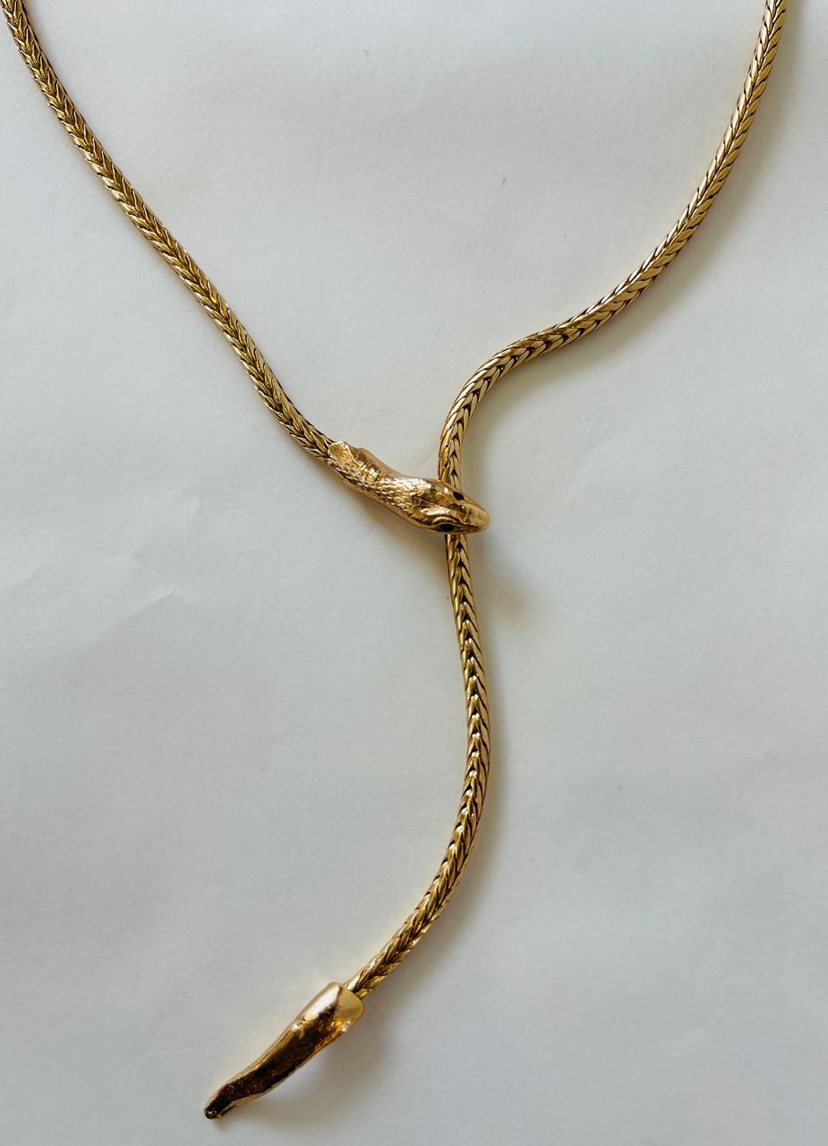 BLAKLACE-Adjustable Snake Necklace