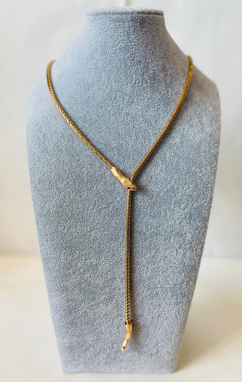 BLAKLACE-Adjustable Snake Necklace