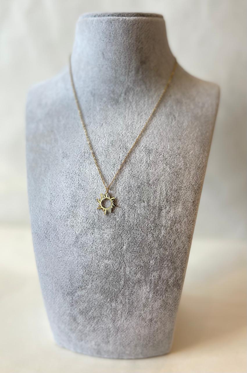 BLAKLACE - SUN PENDANT NECKLACE