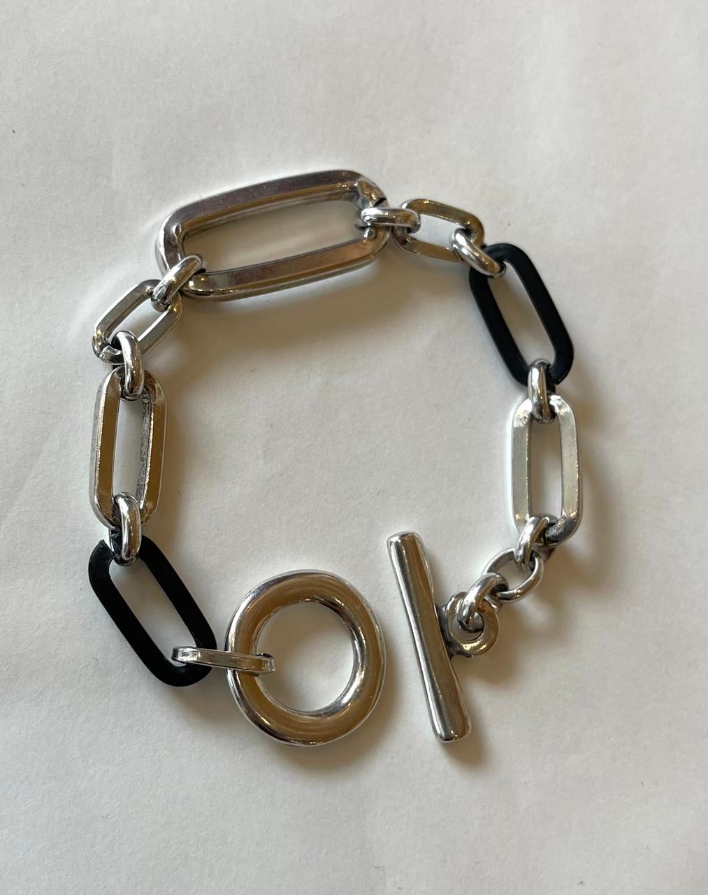 BLAKLACE - Silver Two color bracelet