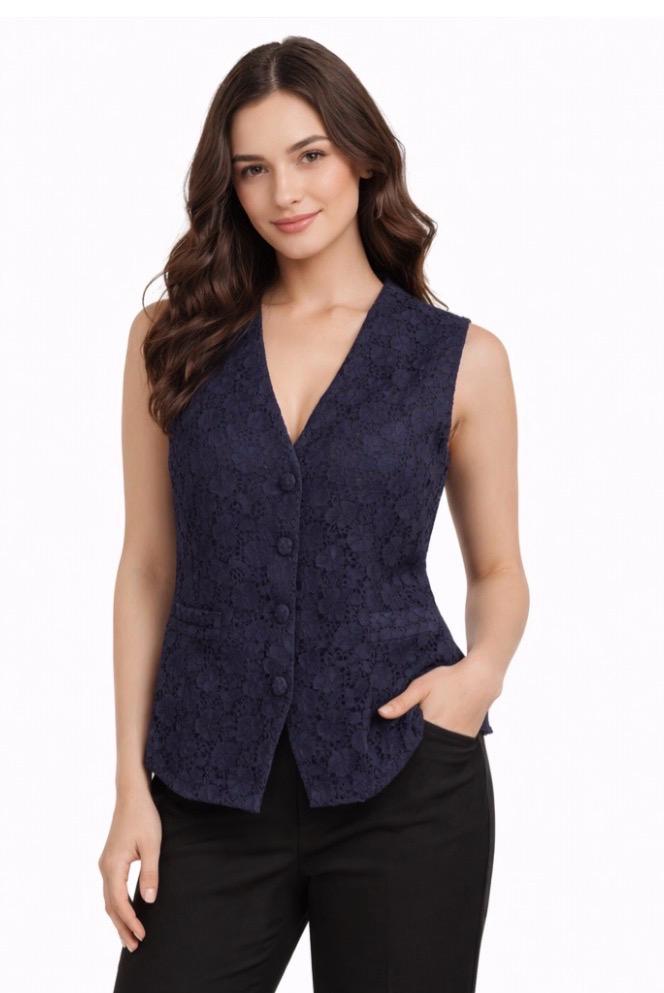 BLAKLACE-VEST LACE