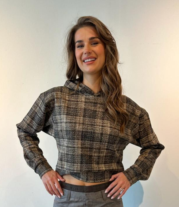 BLAKLACE - Crop  Hoodie Jacket