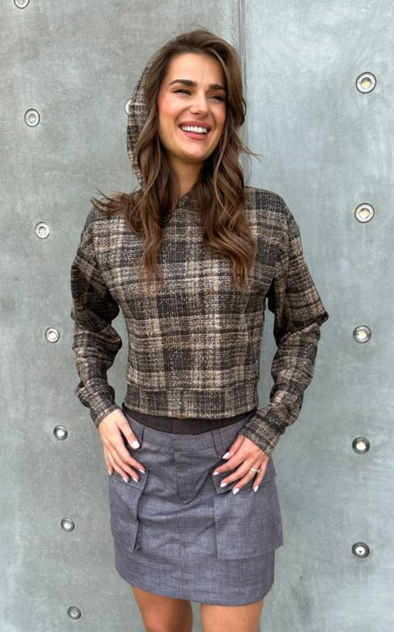 BLAKLACE - Crop  Hoodie Jacket