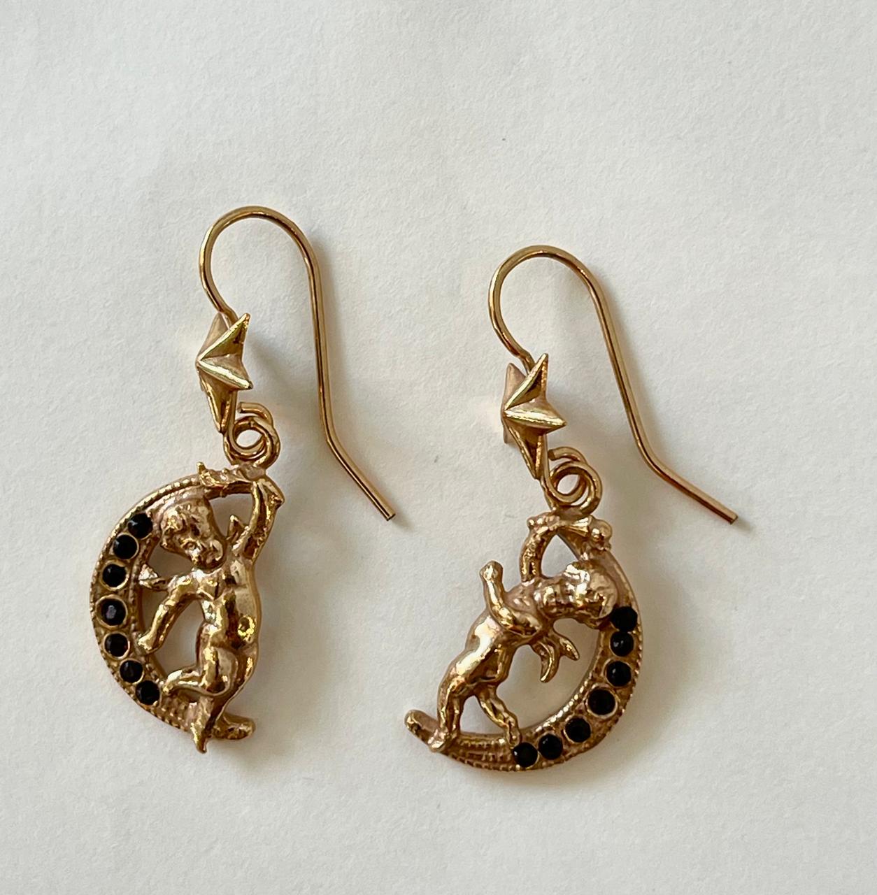 BLAKLACE - ANGEL DANGLE  EARRING