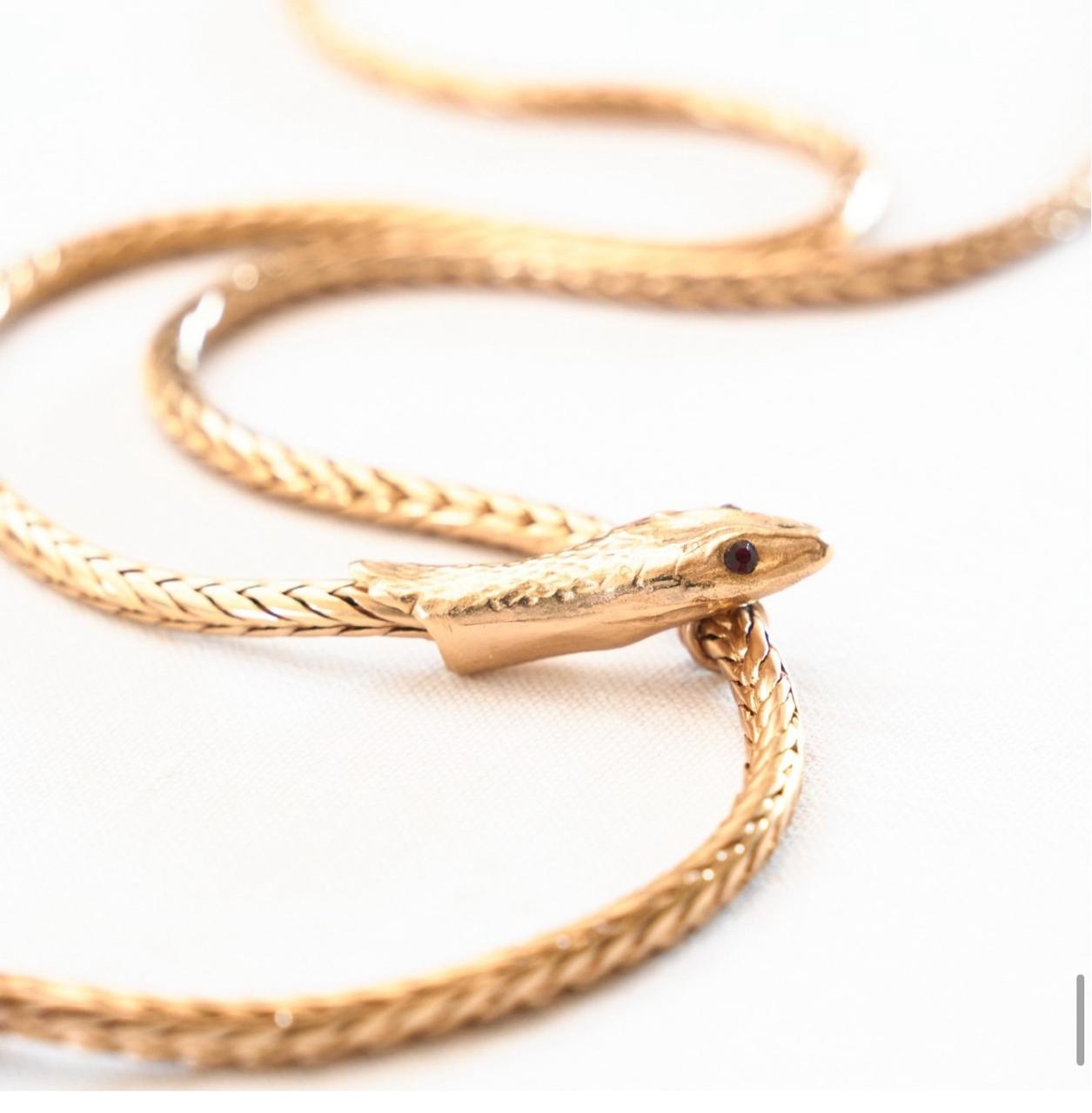 BLAKLACE-Adjustable Snake Necklace