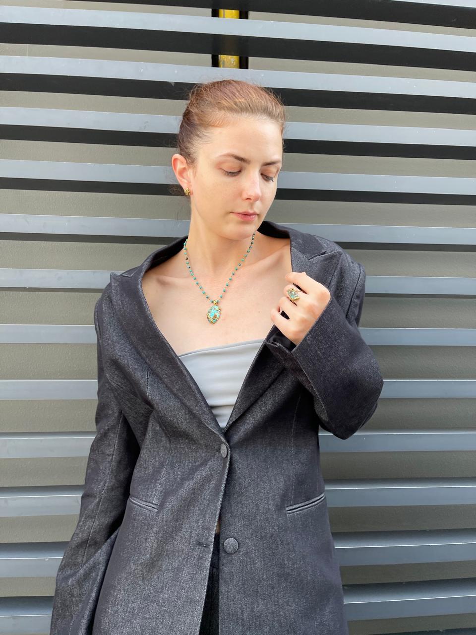 BLAKLACE - BLACK-JUTE JACKET