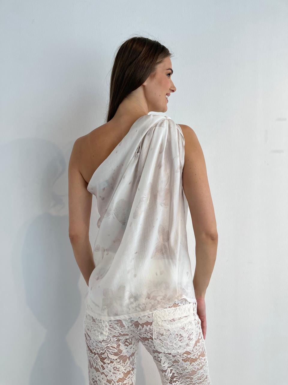 BLAKACE-One Shoulder Top