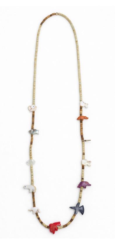 BLAKLACE-BEADS NECKLACE
