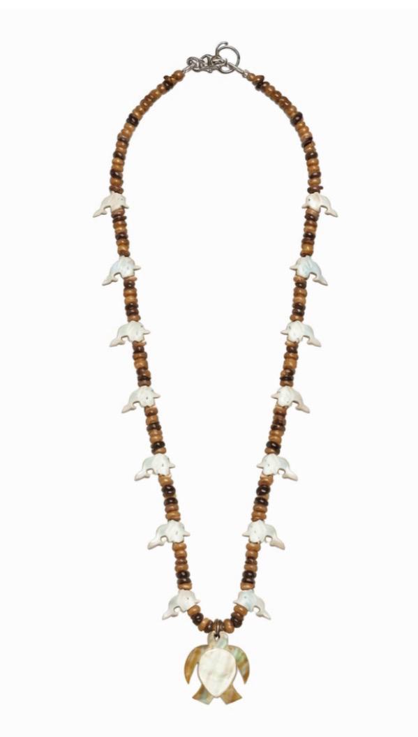 BLAKLACE-BEADS NECKLACE